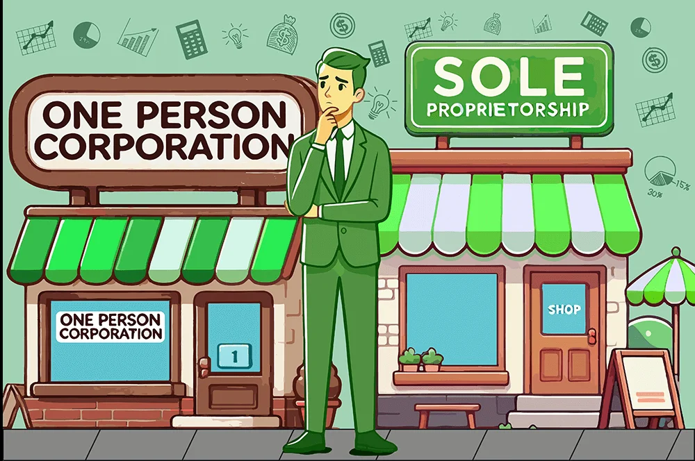 One Person Corporation vs. Sole Proprietorship: Which One is Right for You?